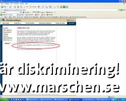 Bild på diskrimineringen.