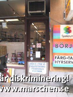 Bild  på diskrimineringen.