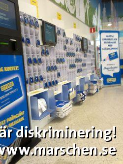 Bild på diskrimineringen.