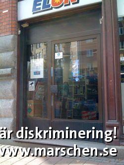 Bild på diskrimineringen.